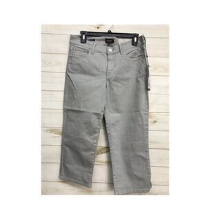 Size 6 Nydj Marilyn Stretch Cotton Crop Pants